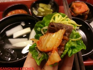 Beef with Lettuce Wrap, Detail (쌈밥) 
